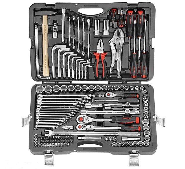 جعبه ابزار کامل و اجزای داخل جعبه ابزار