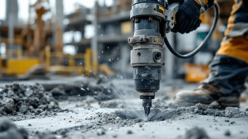 چکش بادی چیست و چگونه کار می‌کند؟