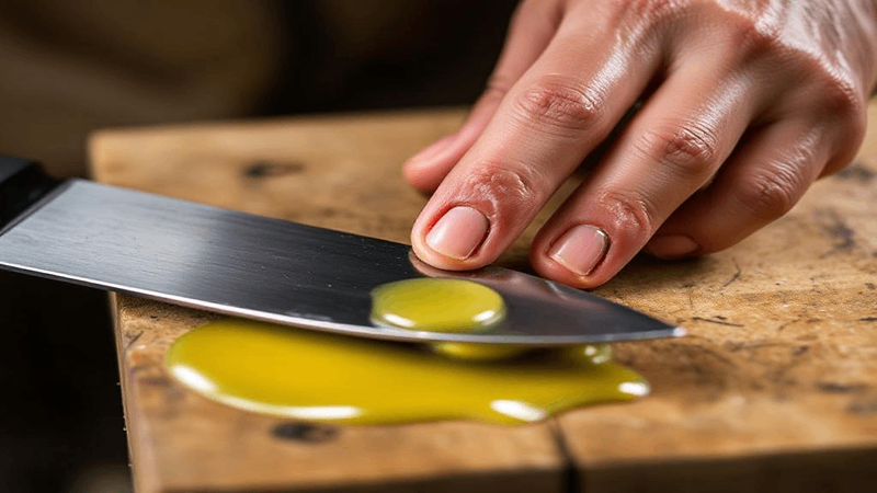 استفاده از مواد ضد زنگ و روغن‌های محافظ