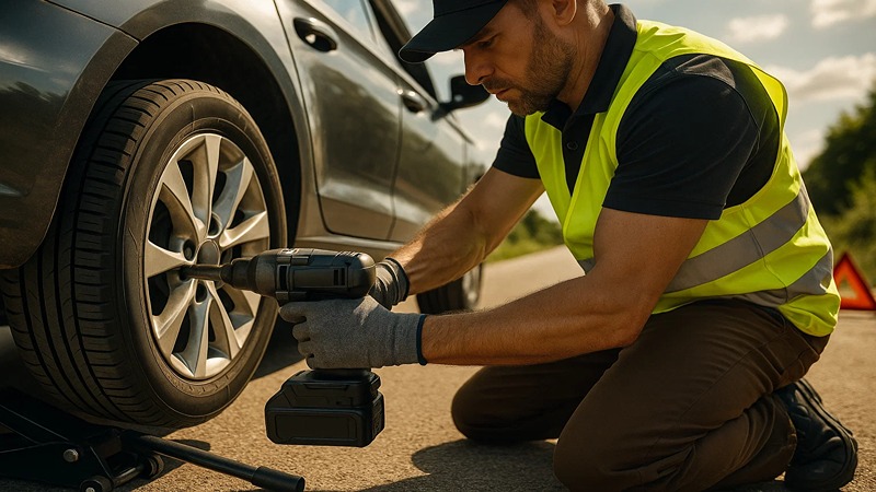 قبل از شروع تعویض سریع لاستیک چه کنیم؟