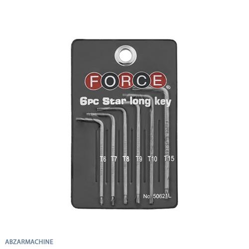 ست آچار ستاره ای بلند 6 عددی FORCE