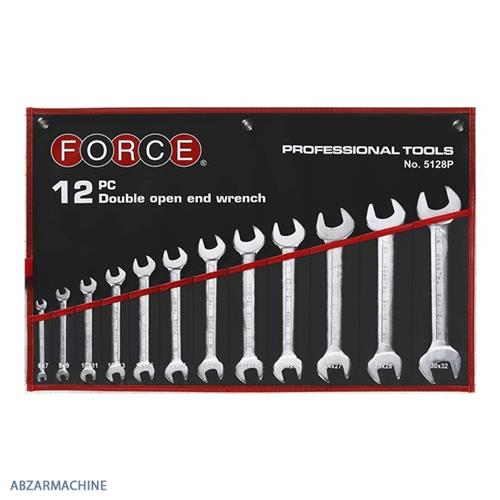 سری آچار دو سر تخت 12عددی FORCE