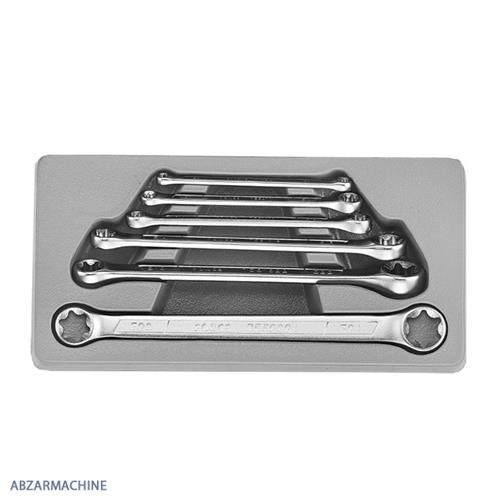 ست آچار دو سر رینگ ستاره ای 6 عددی FORCE