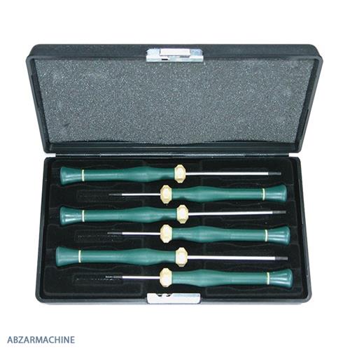 جعبه پیچ گوشتی ساعتی آلنی 6 عددی FORCE