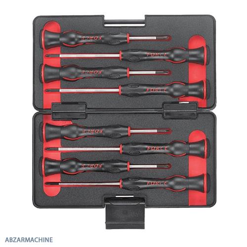 جعبه پیچ گوشتی ساعتی سوراخ دار 8 عددی  FORCE