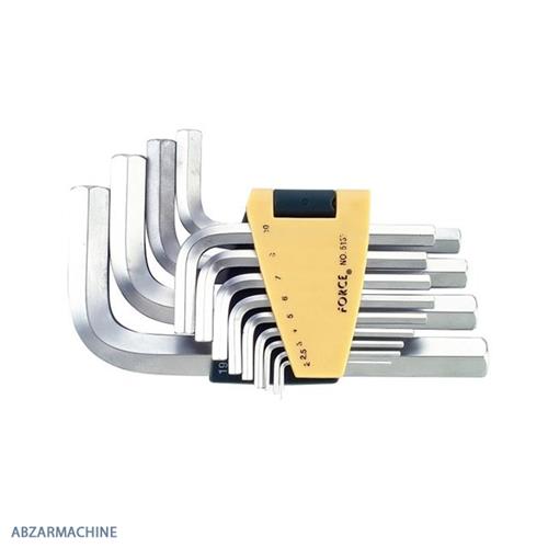 سری آچار آلن اینچی 13 عددی FORCE مدل 5137S