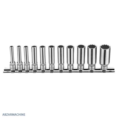 سری آچار بکس ریلی 1/4 درایو  اینچی بلند 11 پارچه FORCE