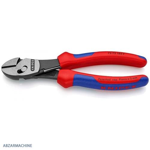 انبر سیم چین 7 اینچ Knipex  7372180F Twin Force