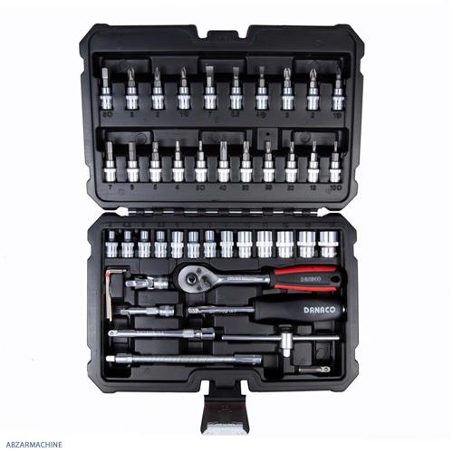 جعبه بکس  و بیت بکس 1/4 اینچ درایو 46 پارچه  DANA PLUS