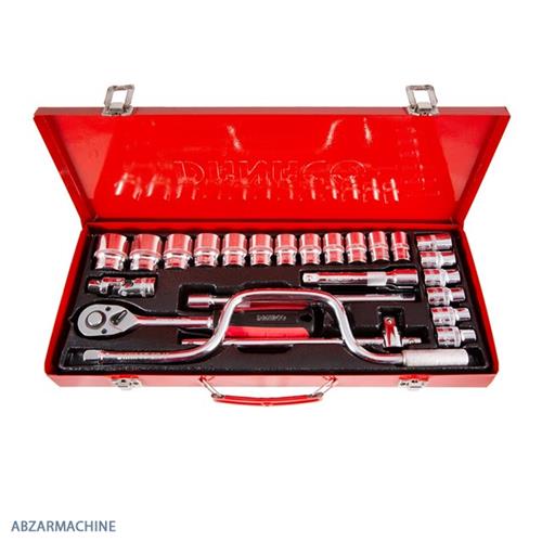 جعبه بکس 1/2اینچ درایو 24 عددی  DANA PLUS 