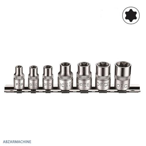 سری بکس ستاره ای 3/8 و 1/4 درایو 7 عددی FORCE 