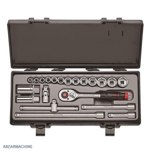 جعبه بکس 3/8 درایو 21 عددی 6 پر و 12پر  FORCE