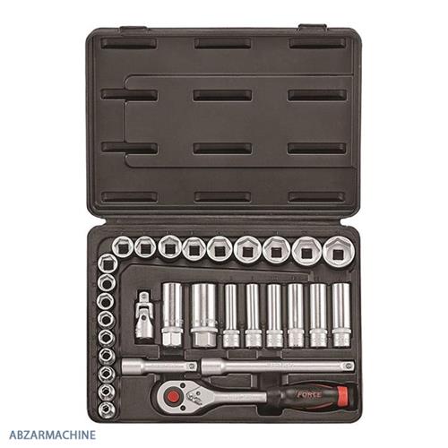 جعبه بکس 30 عددی 3/8 درایو 6 پر FORCE