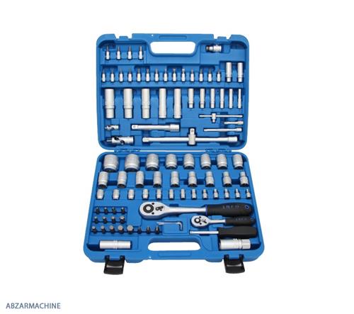 جعبه بکس  1/2 و 1/4 اینچ درایو 94 پارچه  6 و 12 پر INFO