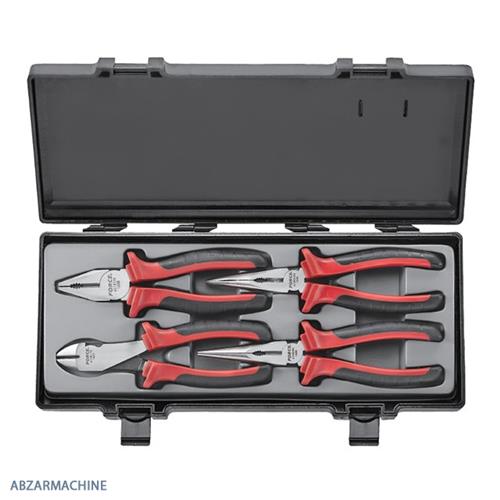 جعبه انبرهای سیم چین, انبر دست, دمباریک 4 عددی Force