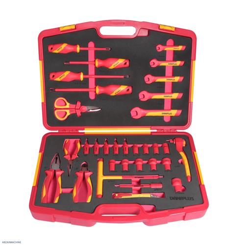 جعبه ابزار عایق 1000 ولت 31 عددی داناپلاس مدل D399031VDE