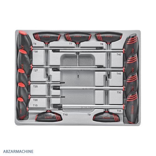 سری آچار ستاره ای سوراخ دار T شکل Force