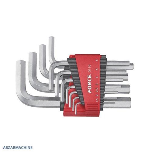 سری آچار آلن L شکل 11 عددی FORCE