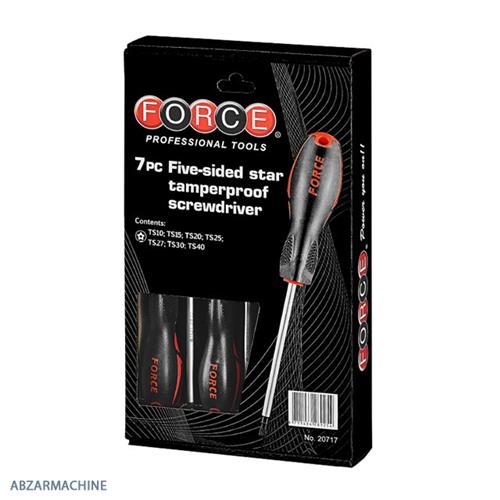 سری پیچ گوشتی 5 پر سوراخ دار  FORCE