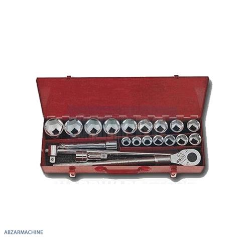 جعبه بکس 3/4 اینچ درایو 20 پارچه  FORCE