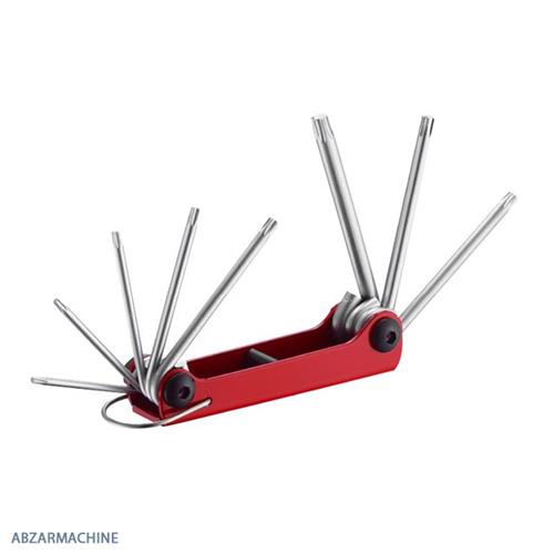 سری آچار ستاره ای چاقویی 8 عددی  FORCE  