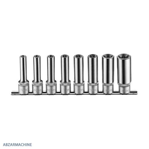 سری آچار بکس بلند ستاره ای 1/2 اینچ درایو ریلی FORCE