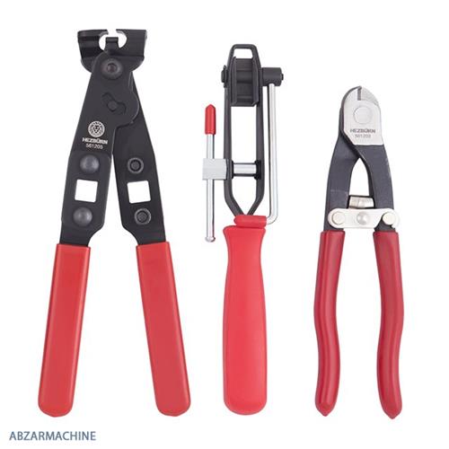 ست انبرهای بست پلوس 3 عددی  HEZBURN