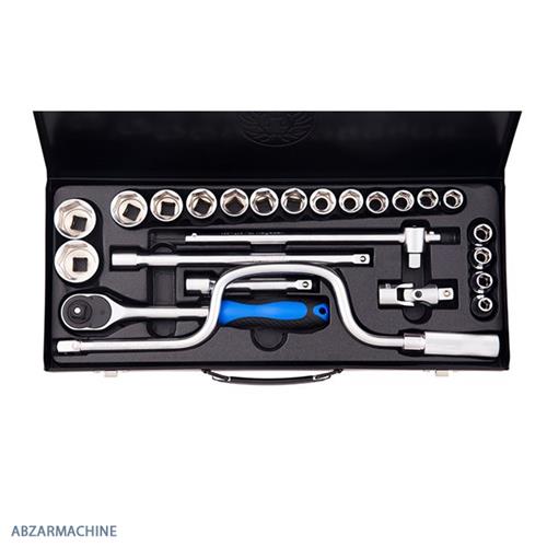 جعبه بکس 1/2 اینچ درایو 24 عددی  HEZBURN