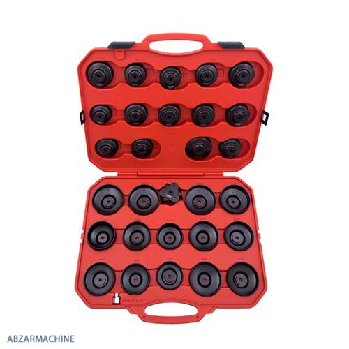 ست آچار فیلتر باز کن کاسه ای 30 عددی HEZBURN