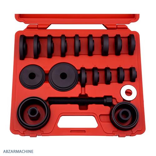 ست جعبه پلاستیکی تعویض کنس و بوش  خودرو  24 پارچه  HEZBURN