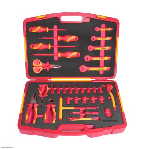 جعبه ابزار عایق 1000 ولت 31 عددی داناپلاس مدل D399031VDE